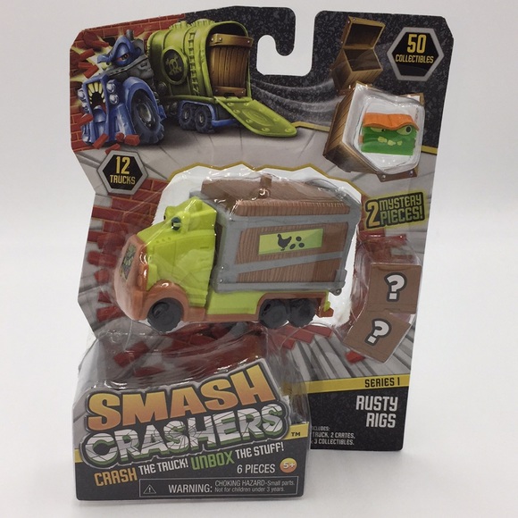 Smash Crashers Rusty Rigs Series 1 Mystery Surprise Truck Toy New in Package - Picture 11 of 11